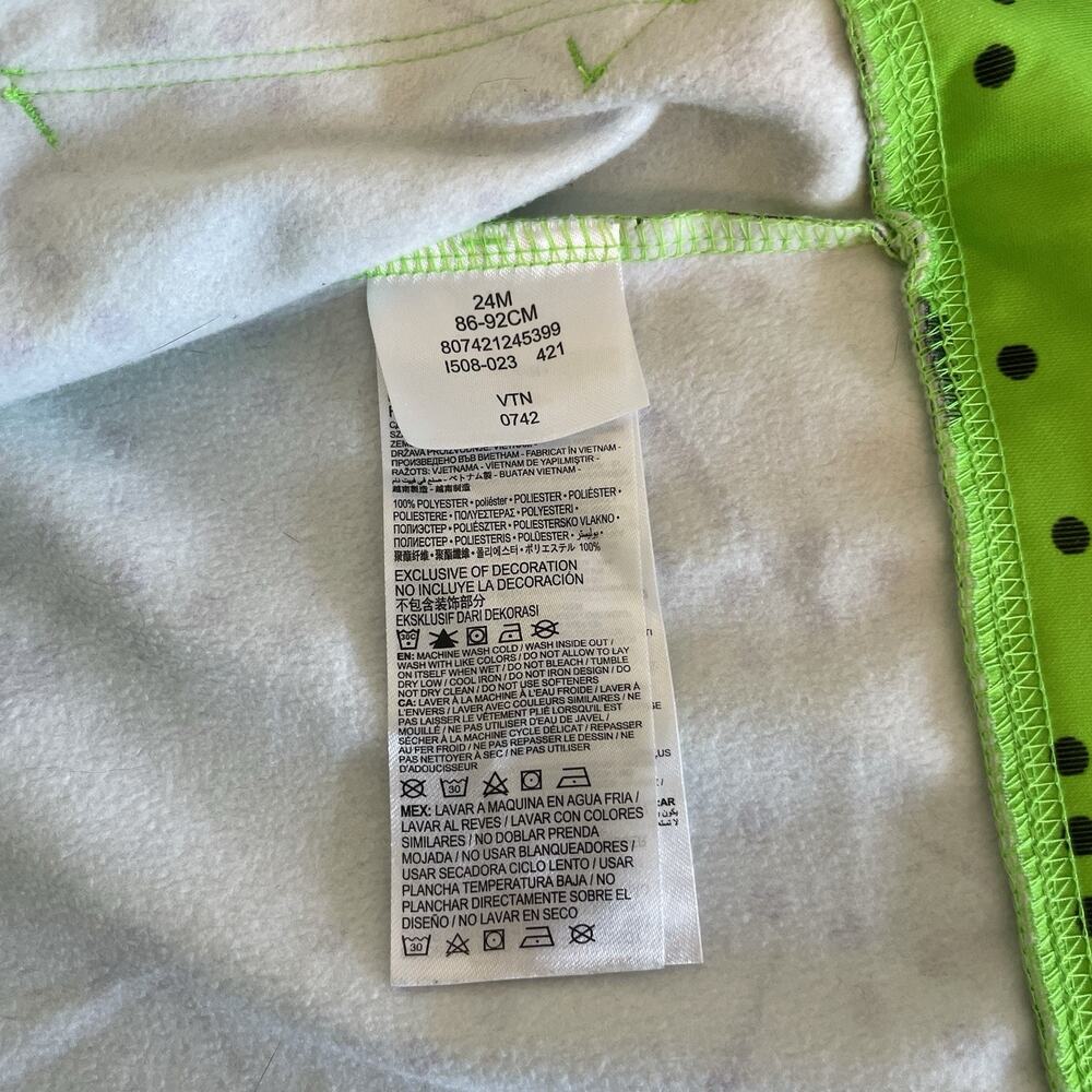 Nike Therma All Over Print Zip Up Hoodie Jacket 24m 24 Months Green Black Sport - Picture 7 of 9